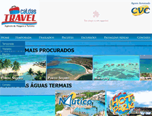 Tablet Screenshot of caldastravel.com